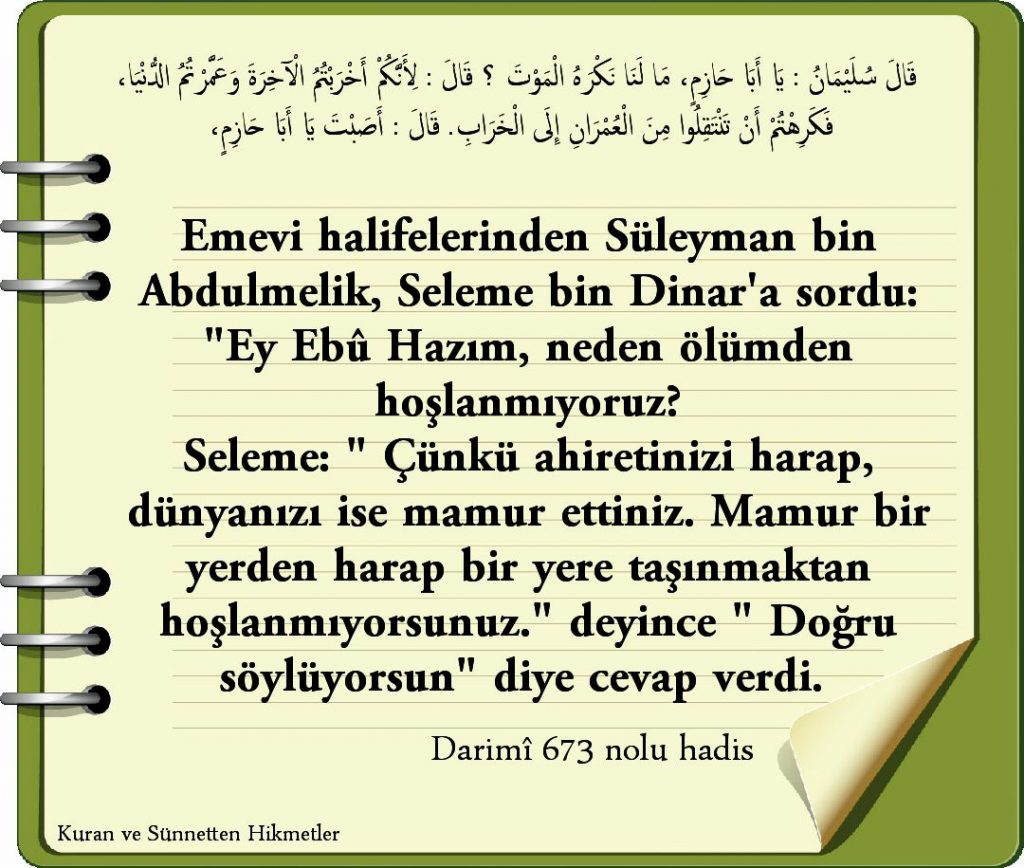 Neden Ölümden Hoşlanmıyoruz