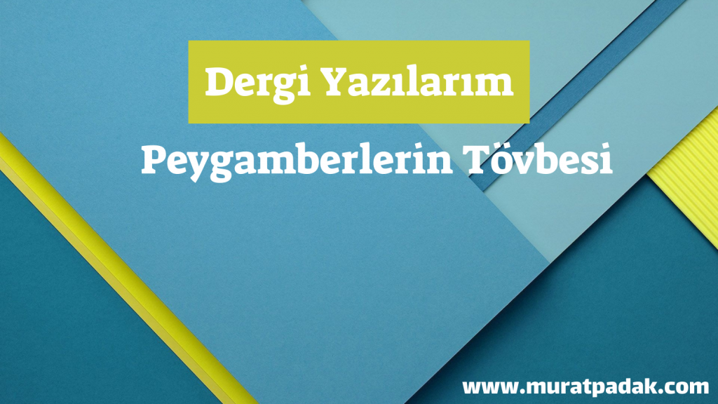 Peygamberlerin Tövbesi